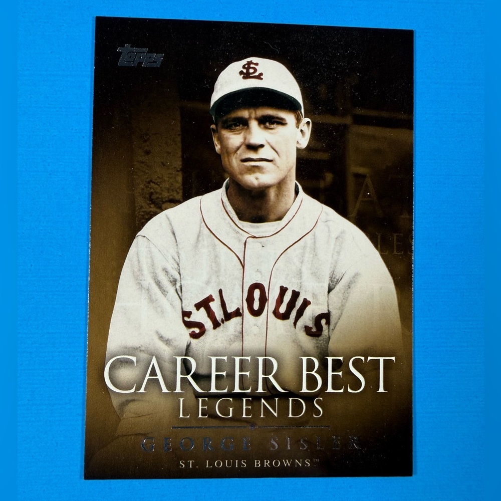 2009 Topps George Sisler Legends Career Best St. Louis Browns #LGCB-GS
